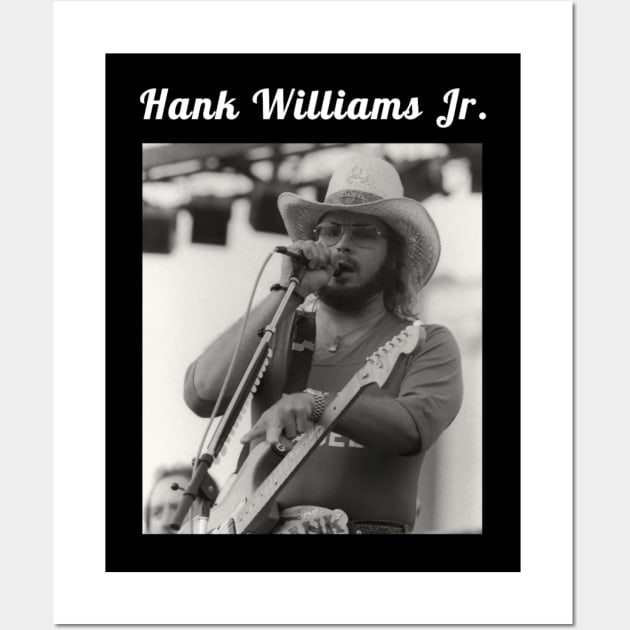 Hank Williams Jr. / 1949 Wall Art by DirtyChais